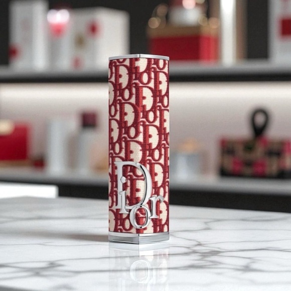 DIOR ADDICT CASE - LIMITED EDITION: Burgundy Oblique NWOT - Picture 1 of 9